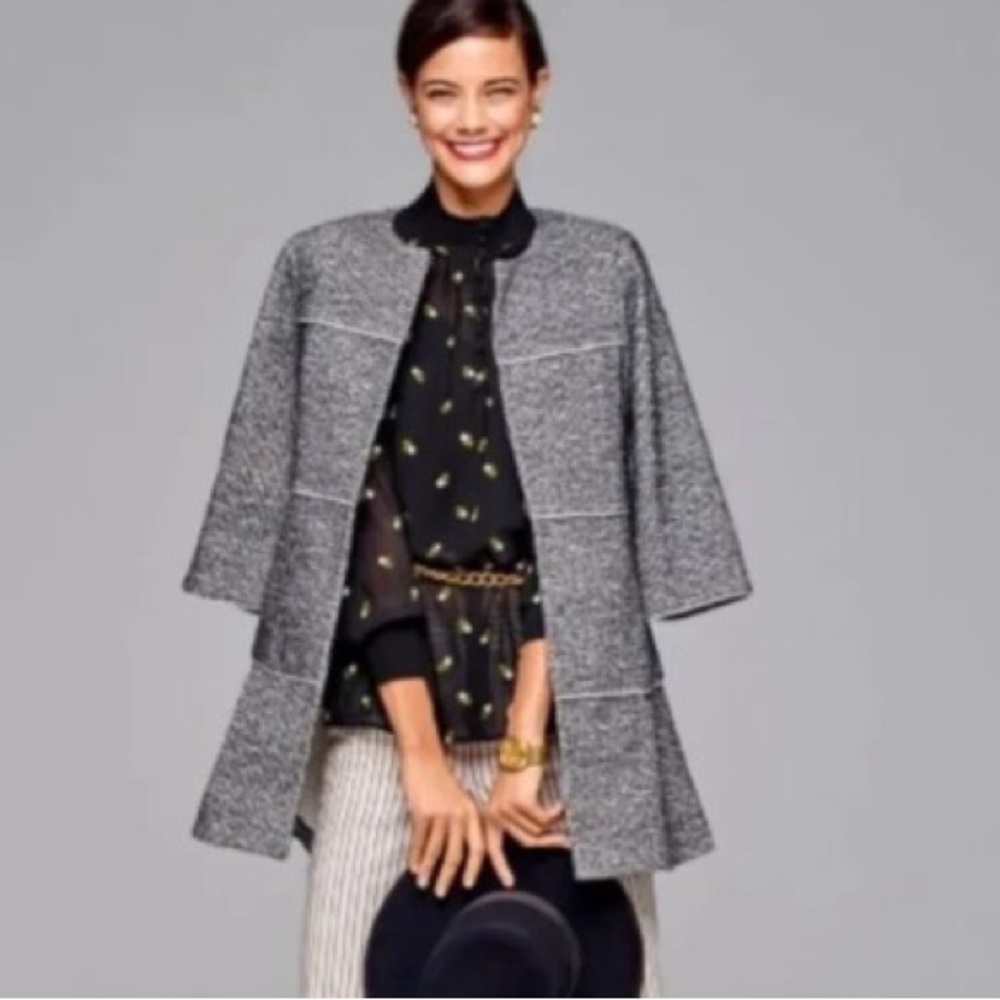 CAbi the Times Black and White Car Coat/ Jacket style 5299